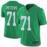 Nike Men & Women & Youth Eagles 71 Jason Peters Green Color Rush Limited Jersey,baseball caps,new era cap wholesale,wholesale hats